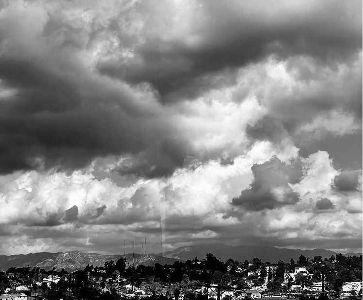 Storm clouds over Echo Park